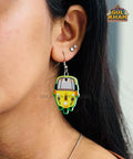 Yellow Truck Ear Rings (Copy) - Gul Khan Truck Art