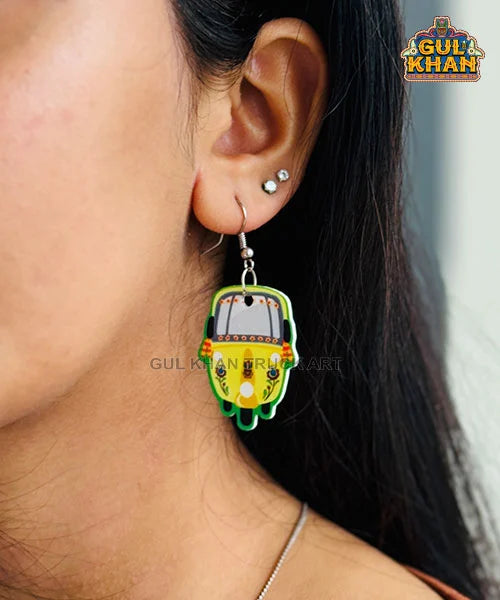 Yellow Truck Ear Rings (Copy)