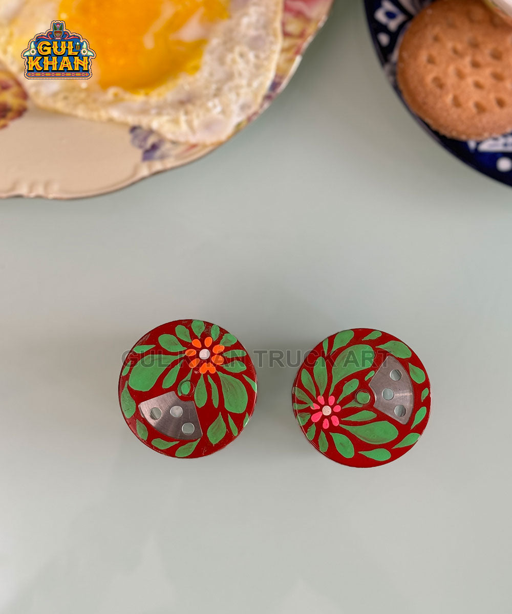 Mandala Truck Art Salt and Pepper Shaker 04