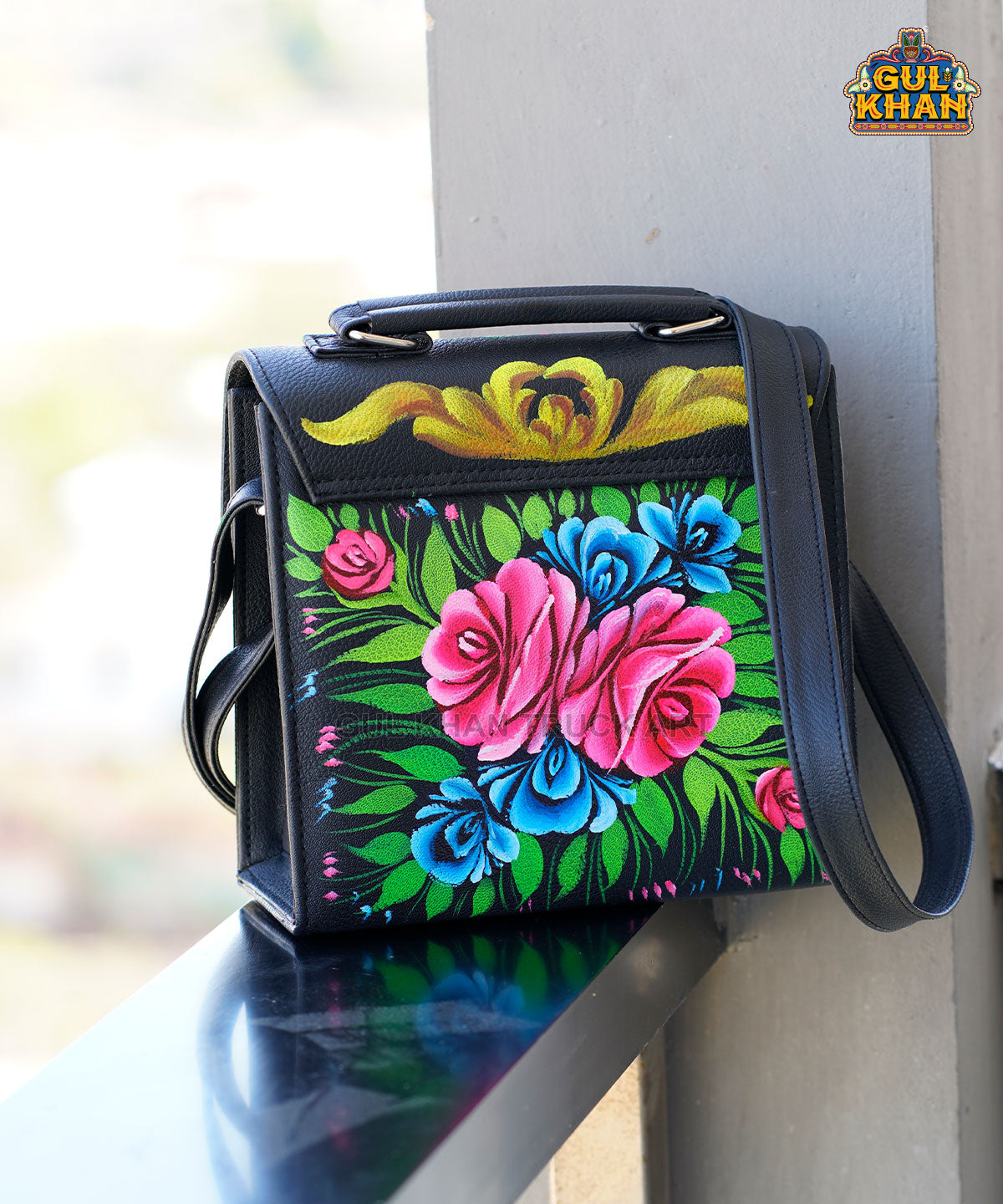 Handpainted Handbag 1017