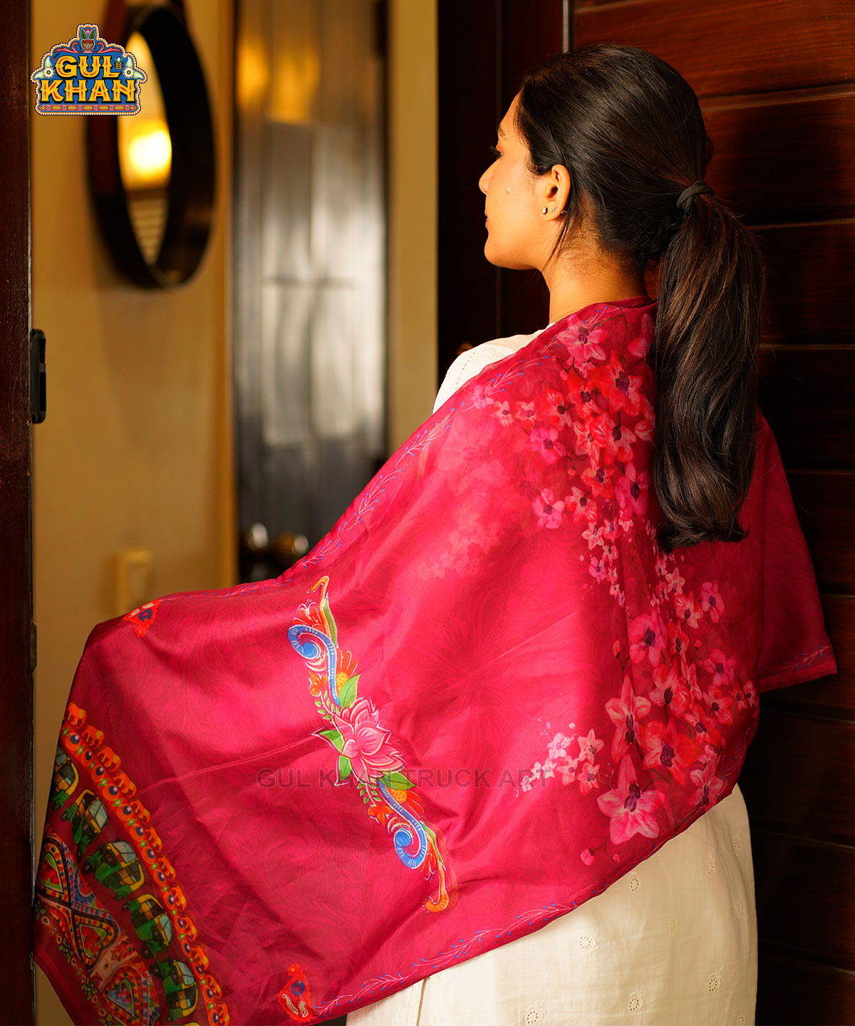 Rickshaw Art Pattern Stole