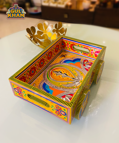 Tray on Wheels 11119 - Gul Khan Truck Art