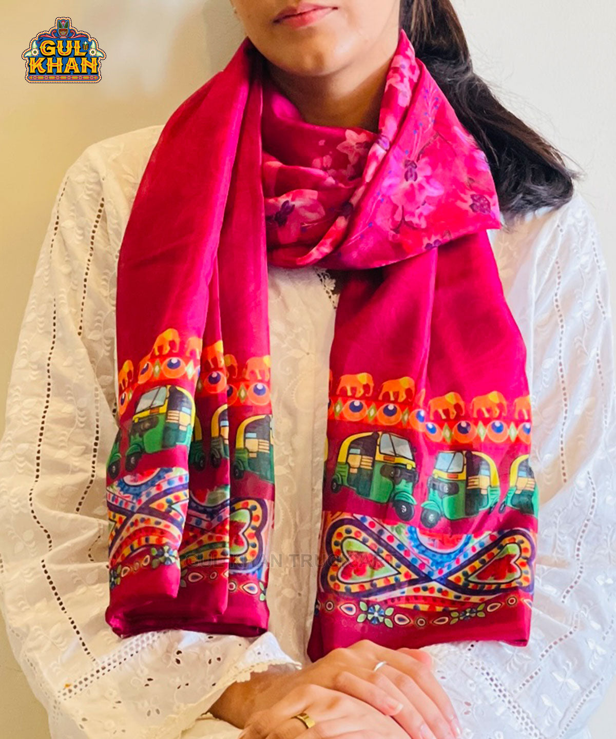 Rickshaw Art Pattern Stole