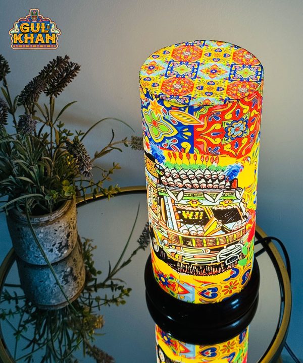 Bus W11 Printed Design Acrylic Lamp - Gul Khan Truck Art