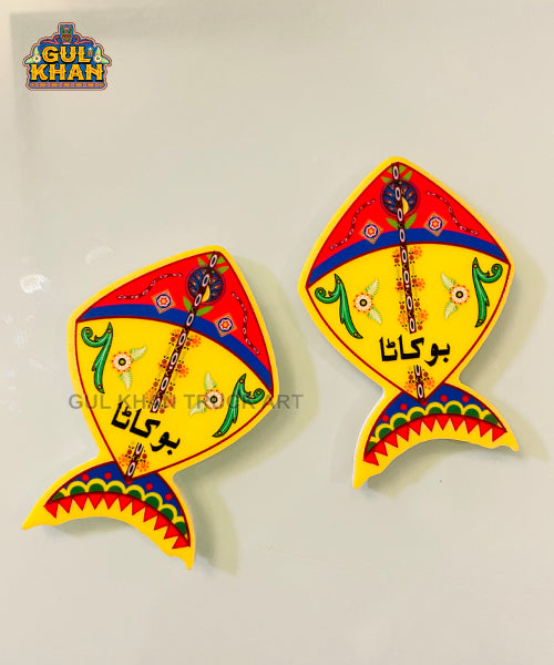 Yellow Acrylic Fridge Magnet