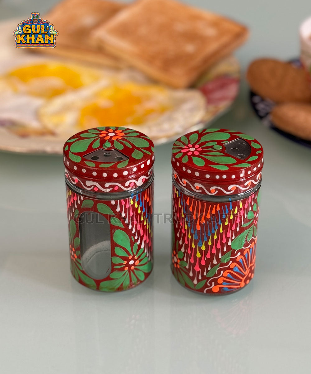Mandala Truck Art Salt and Pepper Shaker 04