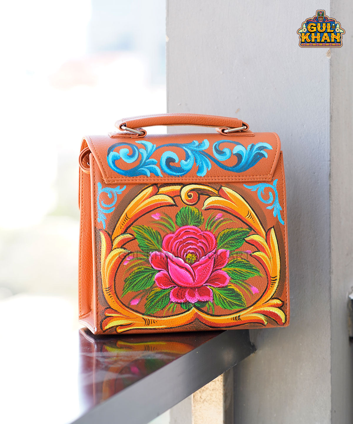 Handpainted Handbag 1018 - Gul Khan Truck Art