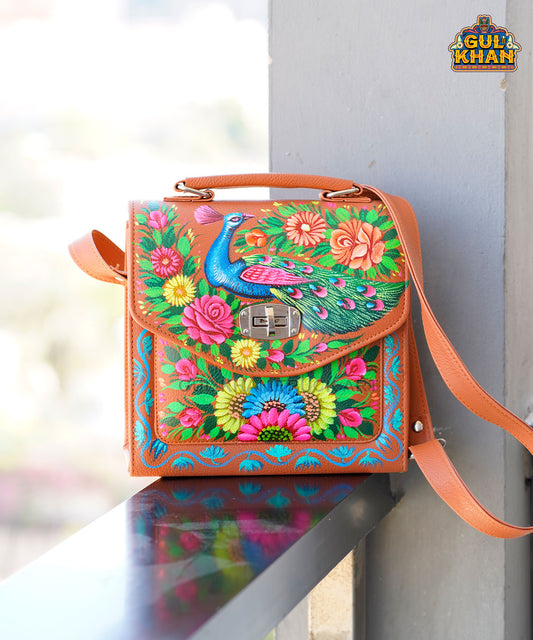 Handpainted Handbag 1018 - Gul Khan Truck Art