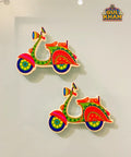 Scooter Acrylic Fridge Magnet - Gul Khan Truck Art