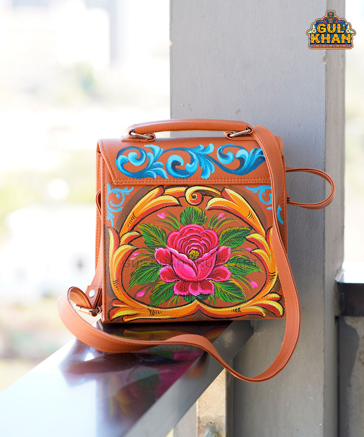 Handpainted Handbag 1018 - Gul Khan Truck Art