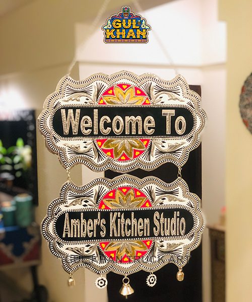 Black & Silver Truck Art Wall Hanging