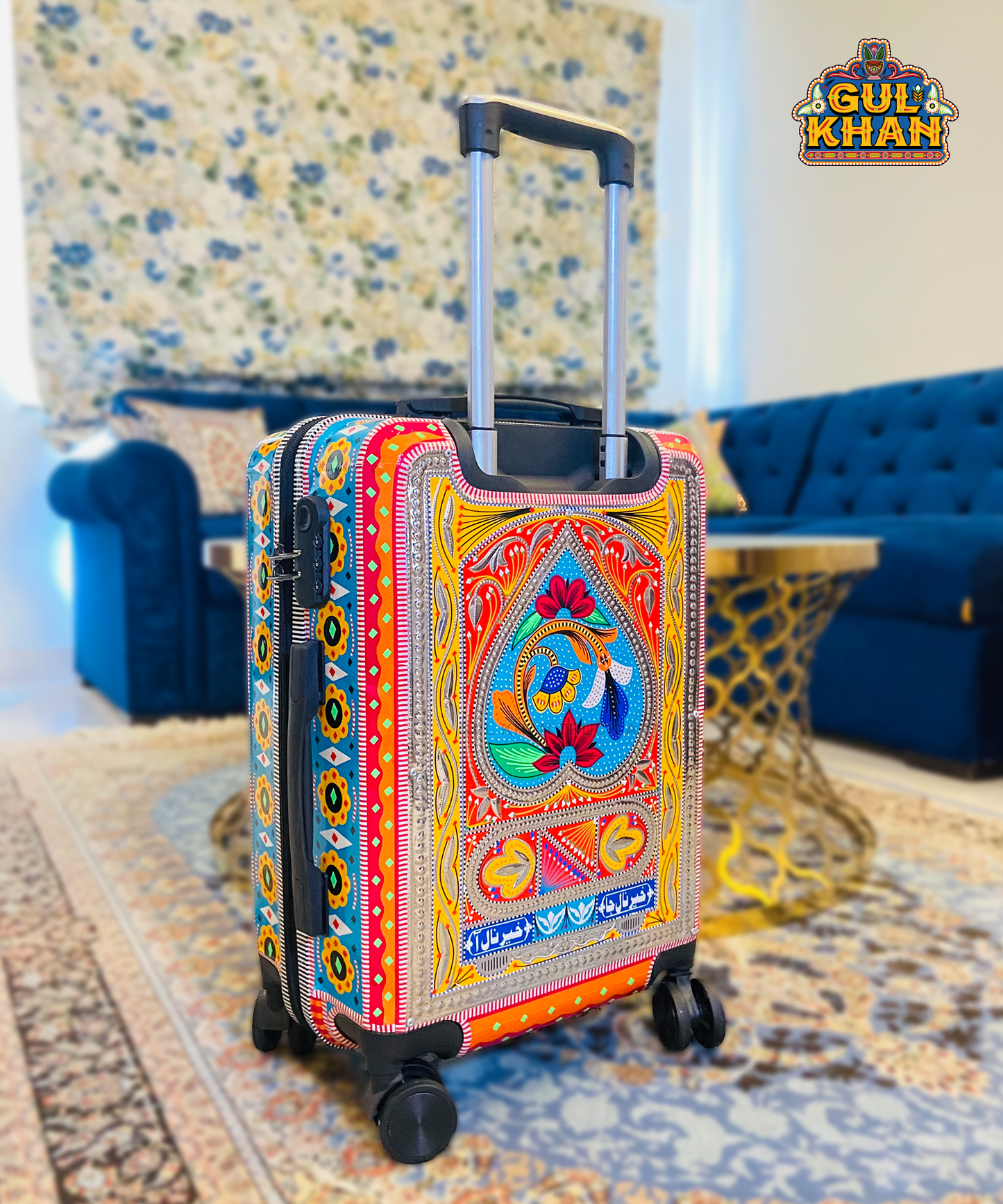 Trolley Bag 1126 (Chamakpatti Handmade) - Gul Khan Truck Art