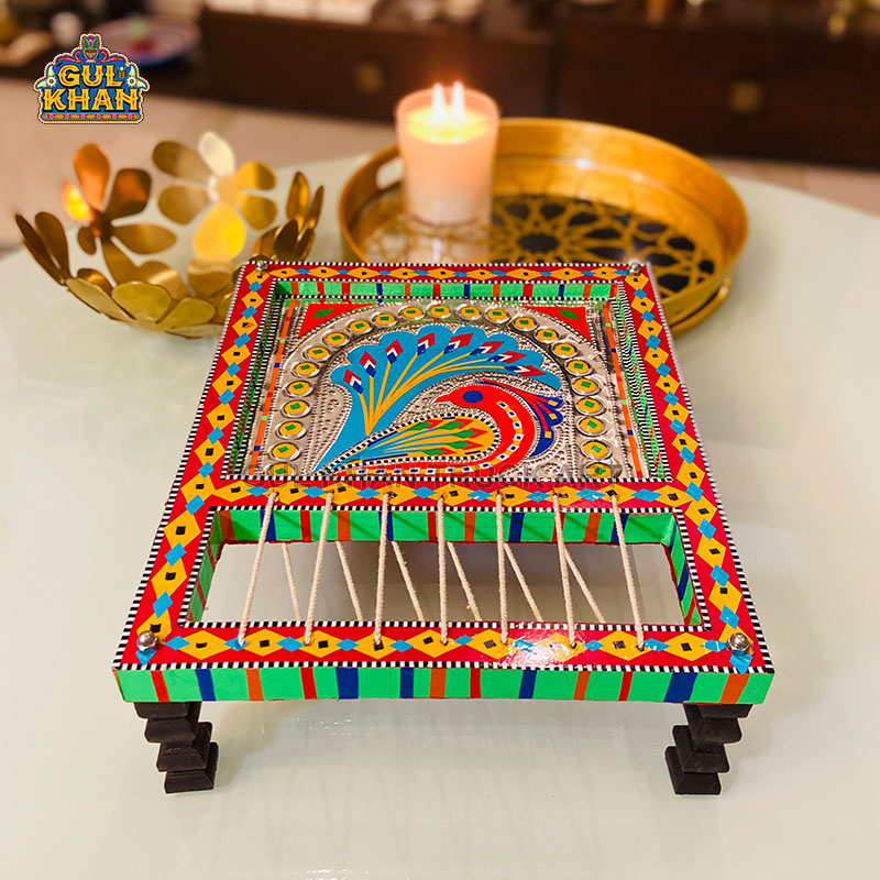 Charpai Chamakpatti Tray 01 - Gul Khan Truck Art
