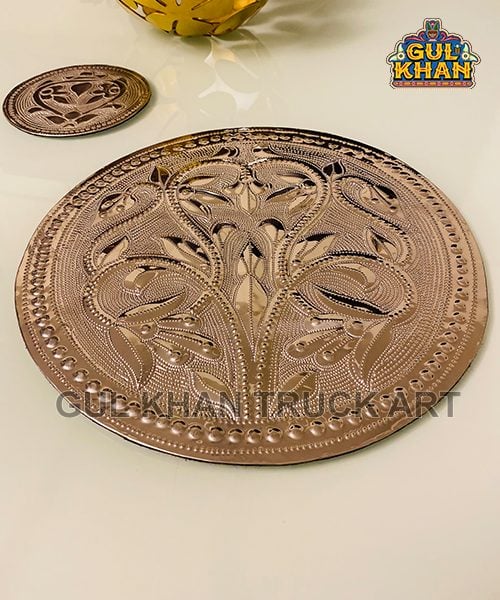 Hathorapatti Dish Coasters Design 00024 - Gul Khan Truck Art