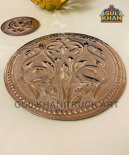 Hathorapatti Dish Coasters Design 00024 - Gul Khan Truck Art