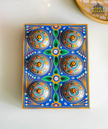 Six Partition Tray 0060 - Gul Khan Truck Art