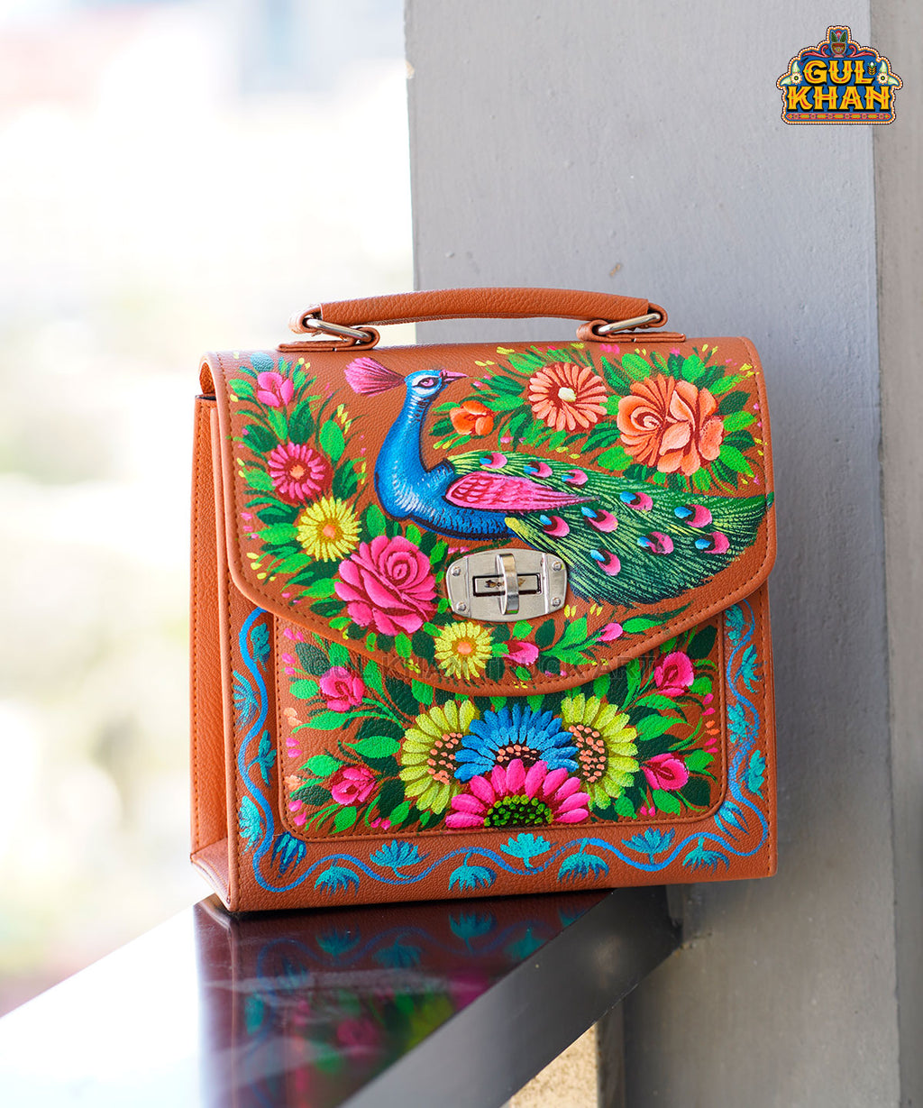 Handpainted Handbag 1018