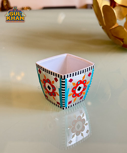 Indoor Flower Pot Design 05 (Chamakpatti Handmade)