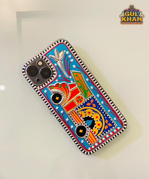 Handmade Mobile Cover Design 103 - Gul Khan Truck Art