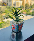 Indoor Flower Pot Design 05 (Chamakpatti Handmade) - Gul Khan Truck Art