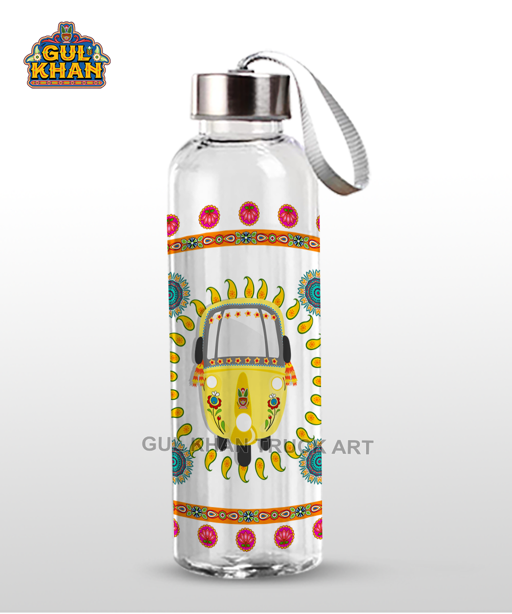 Bottle Glass Printed - 010 - Gul Khan Truck Art