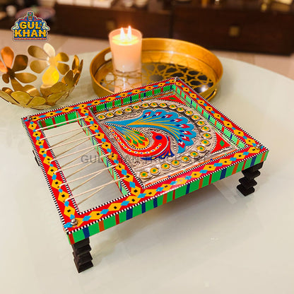 Charpai Chamakpatti Tray 01 - Gul Khan Truck Art