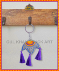 Handmade Key Chain Design 3337 - Gul Khan Truck Art