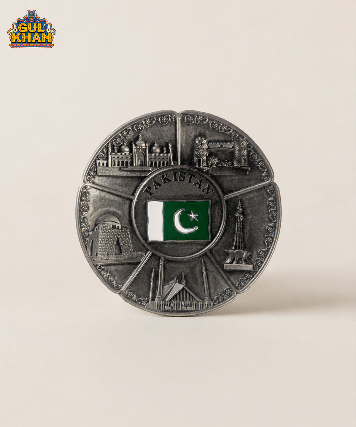 Gul Khan Pakistan Icon Magnet – Pakistan Flag