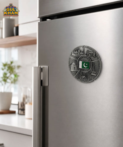 Gul Khan Pakistan Icon Magnet – Pakistan Flag
