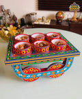 Bowl Thaila (Tray with Moving Wheels) 013 - Gul Khan Truck Art