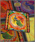 Peacock Printed Coaster Design - Gul Khan Truck Art