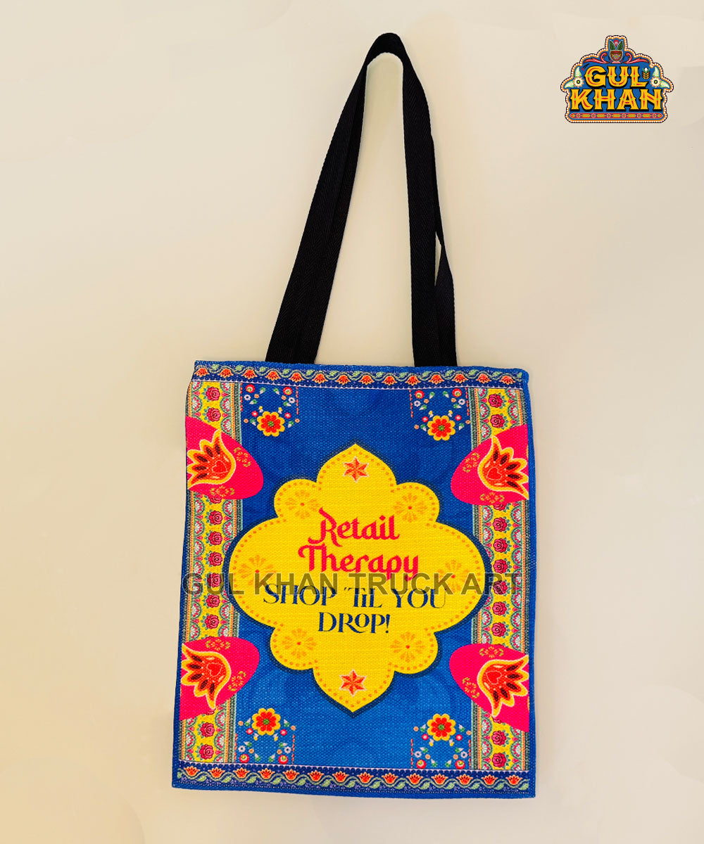 Shop Til You Drop’ Truck Art Tote Bag