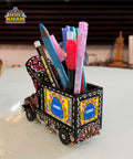Cone Art Black Stationery Truck Design (Customizable) - Gul Khan Truck Art