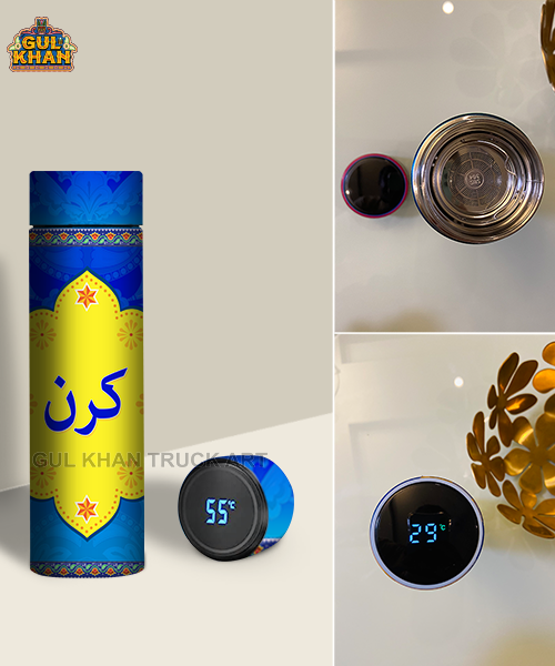 Printed Travel Bottle 0013 - Gul Khan Truck Art