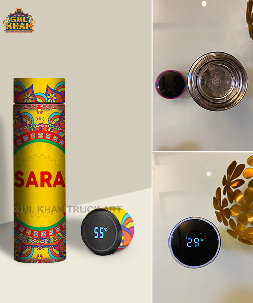 Printed Travel Bottle 0011 - Gul Khan Truck Art