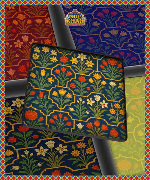 Mughal Artisan Coaster Design 01