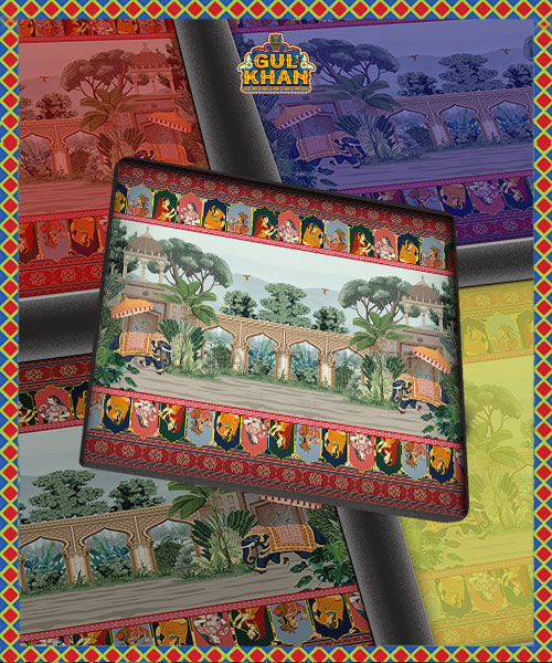 Mughal Artisan Coaster Design 04