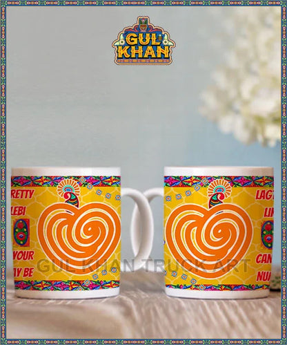 Printed Ceramic Mug 202036 - Gul Khan Truck Art