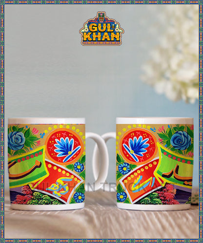 Printed Ceramic Mug 202042 - Gul Khan Truck Art