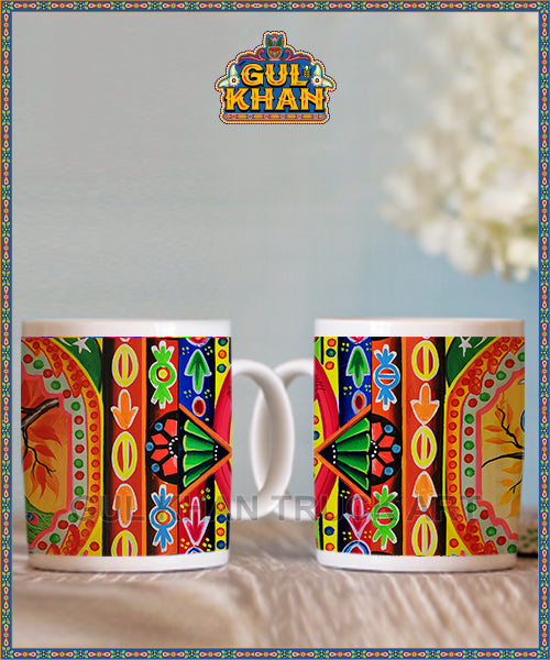 Printed Ceramic Mug 202043 - Gul Khan Truck Art