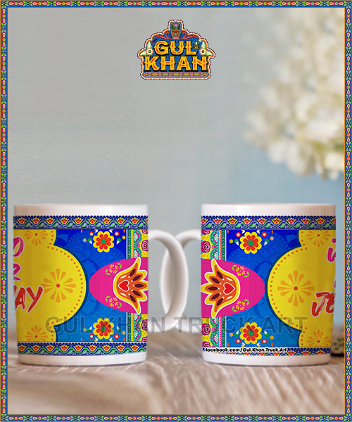 Printed Ceramic Mug 202028 - Gul Khan Truck Art