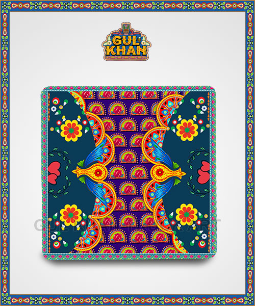 Fridge Magnet Design 202050 - Gul Khan Truck Art