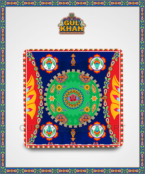 Fridge Magnet Design 202049 - Gul Khan Truck Art