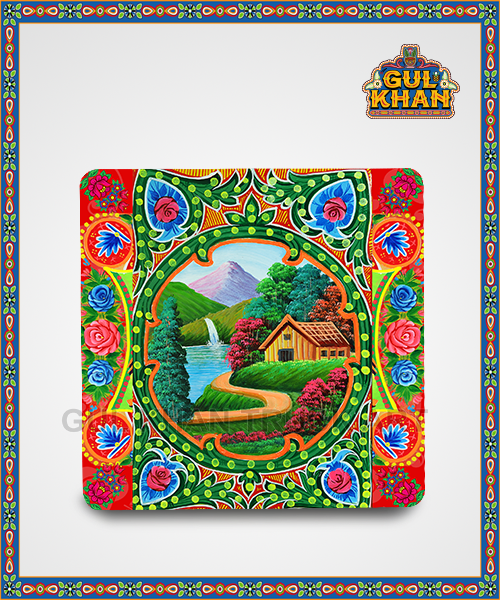 WE Fridge Magnet 006 - Gul Khan Truck Art