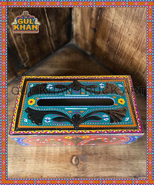 Chamakpatti Tissue Box Design 11135 - Gul Khan Truck Art
