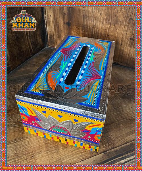Chamakpatti Tissue Box Design 11133 - Gul Khan Truck Art