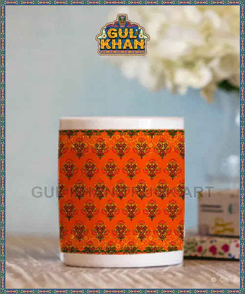 Printed Ceramic Mug 70001 - Gul Khan Truck Art
