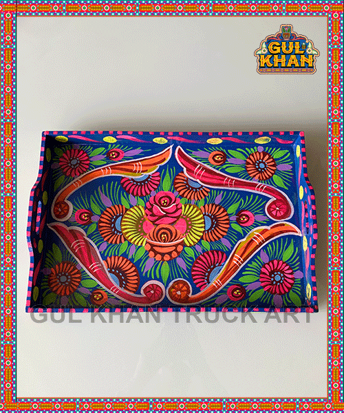 Tray (Wooden Hand Painted) Design 0042