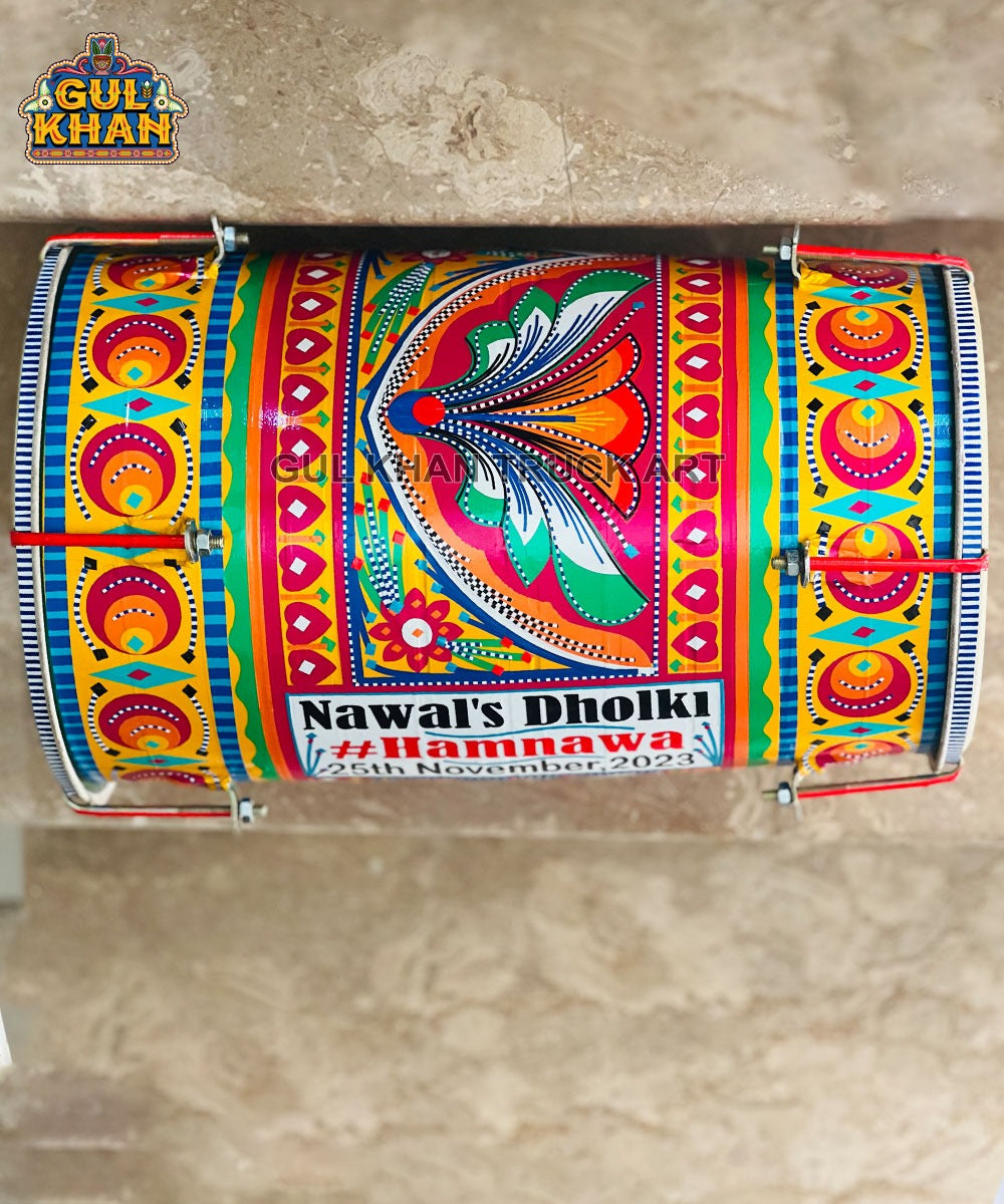 Customized Dhol 02 (Chamakpatti Handmade)