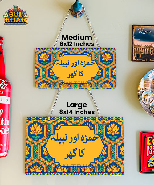 Mughal Artisan  Truck Art Wall Plate 02